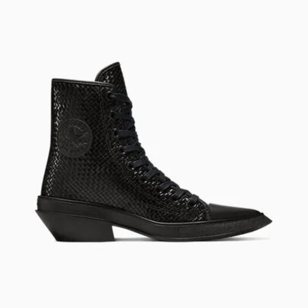 Chuck 70 De Luxe Pointed Platform Woven Leather sz 7 NIB